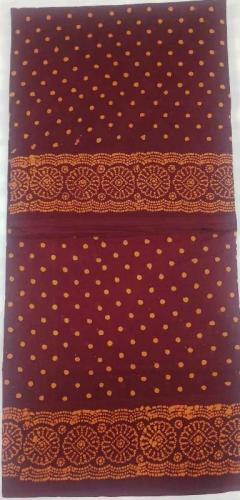 PL COTTON SAREES WITH WAX DOT PRINT DESIGNS